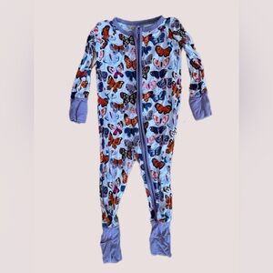 Little sleepies butterfly kisses 6-12 month onesie